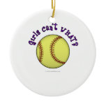 Softball-Purple Ornaments