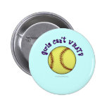Softball-Purple Pin
