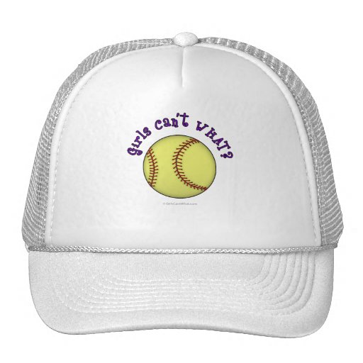 Softball-Purple Trucker Hats