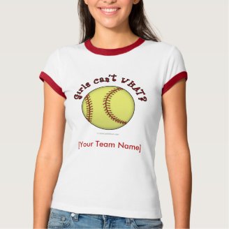 Softball-Red T Shirts