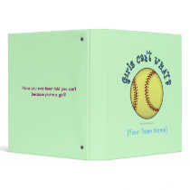 Softball-Sky Blue binders