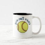 Softball-Sky Blue Coffee Mug