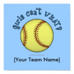 Softball-Sky Blue Posters