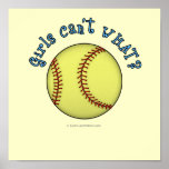 Softball-Sky Blue Print