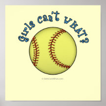 Softball-Sky Blue Print