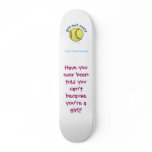 Softball-Sky Blue Skateboard Deck