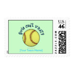 Softball-Sky Blue Stamps