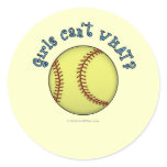 Softball-Sky Blue Stickers