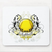 Softball Tribal mousepads