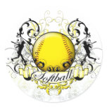 Softball Tribal Sticker