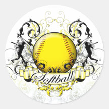 Softball Tribal Sticker