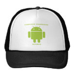 Software Developer Inside (Bug Droid Font Letters) Hats