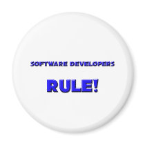Software Developers Rule! magnets by professions Software Developers Rule! magnets