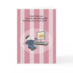 Software Engineer as Artiste - Birthday Greeting Card