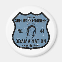 Software Engineer Obama Nation Refrigerator Magnet