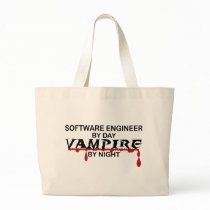 Software Engineer Vampire by Night Canvas Bag