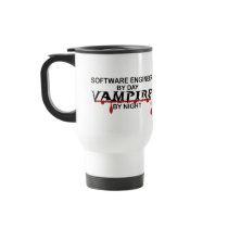Software Engineer Vampire by Night Mug
