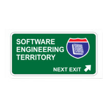 Software Engineering Next Exit posters by whatitis Software Engineering Next Exit posters