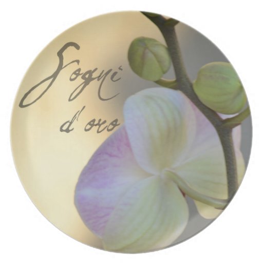 Sogni D'oro (sweet dreams) Orchid Plate