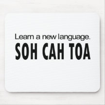 SOH CAH TOA _ learn a new language Mouse Pads