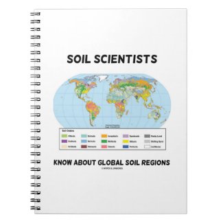 Soil Scientists Know About Global Soil Regions Spiral Note Book