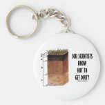 Soil Scientists Know How To Get Dirty Keychain