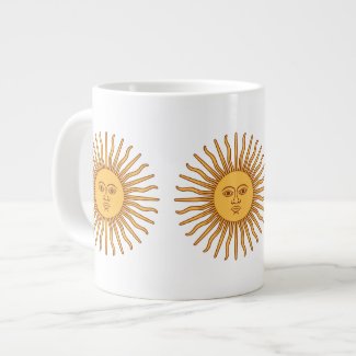 Sol De Mayo Bandera De Argentina Specialty Mugs