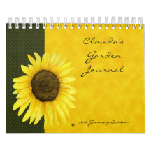 Sol en un diario del jardín del palillo calendarios