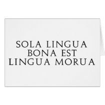 Sola Lingua Bona cards by alternateworlds Sola Lingua Bona cards