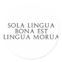 Sola Lingua Bona stickers by alternateworlds Sola Lingua Bona stickers