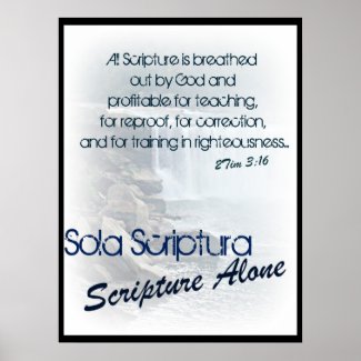 Sola Scriptura/ scripture alone print