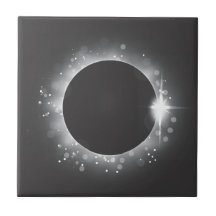 Solar eclipse ceramic tiles