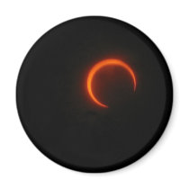 Solar Eclipse Refrigerator Magnets