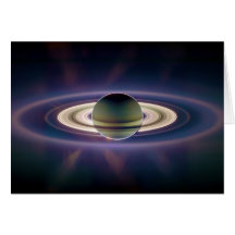 Solar Eclipse Of Saturn from Cassini Spacecraft Cards