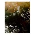 Solar Eclipse Over East Africa - Sat View posters