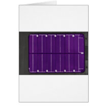 solar electric panel greeting cards