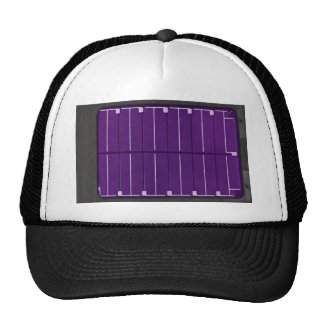 solar electric panel mesh hat