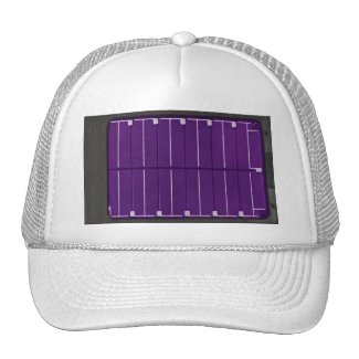 solar electric panel trucker hat