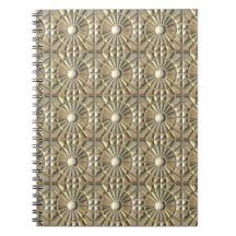 Solar Embossed Metals Spiral Notebook