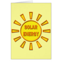 Solar Energy Greeting Cards