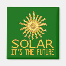 Solar Energy Fridge Magnets
