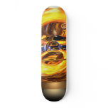 Solar Flare Abstract Skateboard