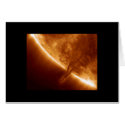 Solar Flare Customizable Gift Card Astrronomy Sun