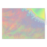 Solar Flare Fractal. Colorful Abstract. Cards