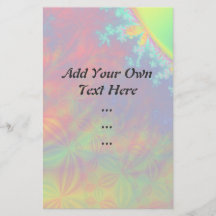 Solar Flare Fractal. Colorful Abstract. Flyer Design