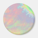 Solar Flare Fractal. Colorful Abstract. Fridge Magnet