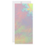 Solar Flare Fractal. Colorful Abstract. Full Color Rack Card