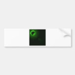 Solar flare Green Bumper Stickers