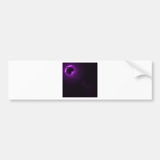 Solar Flare Purple Bumper Sticker