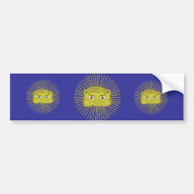 Solar Lion Bumper Sticker